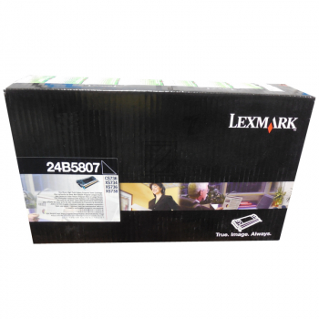 24B5807 / schwarz / original LEXMARK Toner schwarz / 24B5807 / 12000 S.
