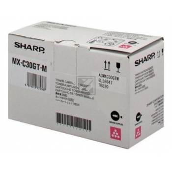 MXC30GTM / magenta / original SHARP Toner magenta / MXC30GTM / 6000 S.