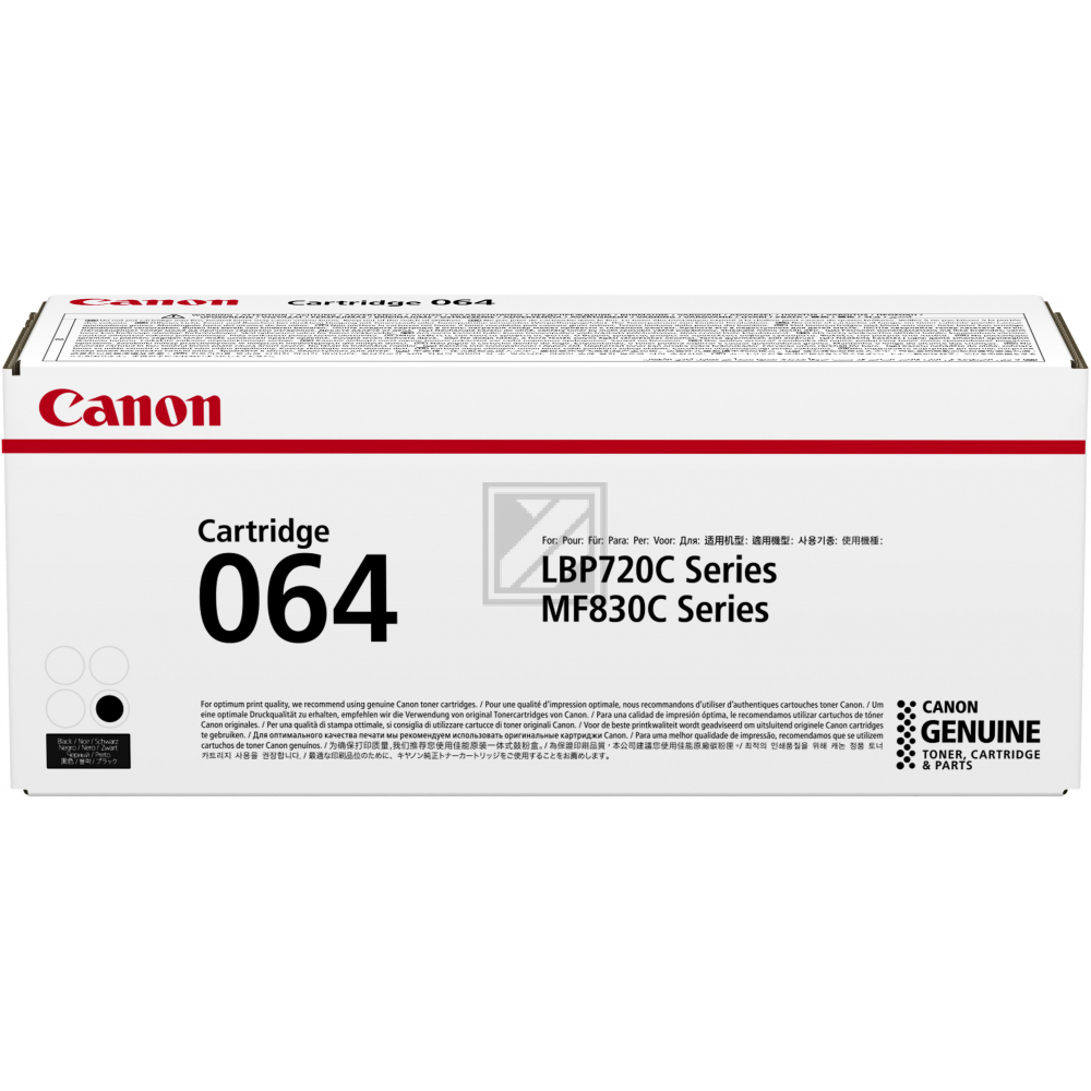 4937C001 // 064 / original CANON Toner schwarz / 4937C001 / 6000 S.