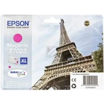 C13T70234010 // T7023 / magenta / original EPSON Tintenpatrone magenta / C13T70234010 / 2000 S. / 21.30 ml
