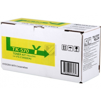 1T02HGAEU0 // TK570Y / gelb / original KYOCERA Toner gelb / 1T02HGAEU0 / 12000 S.