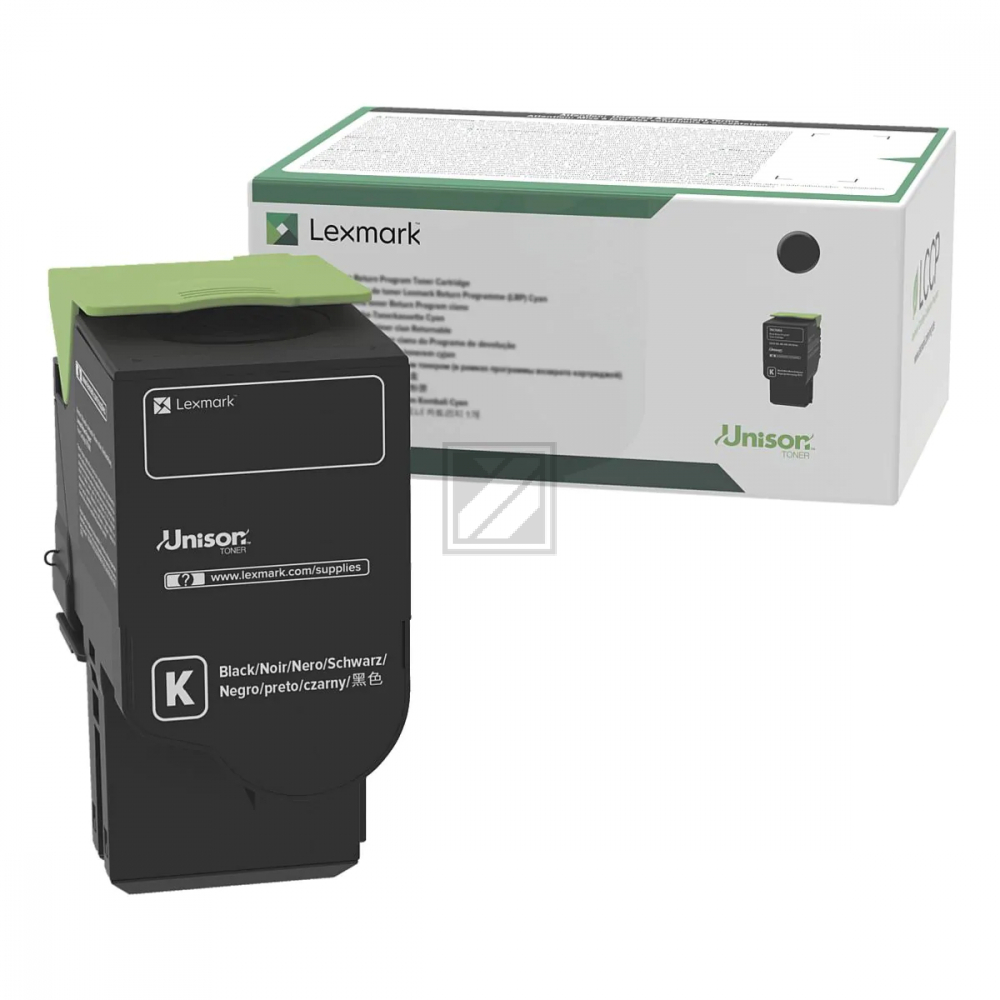 78C20K0 / schwarz / original LEXMARK Toner schwarz / 78C20K0 / 2000 S.