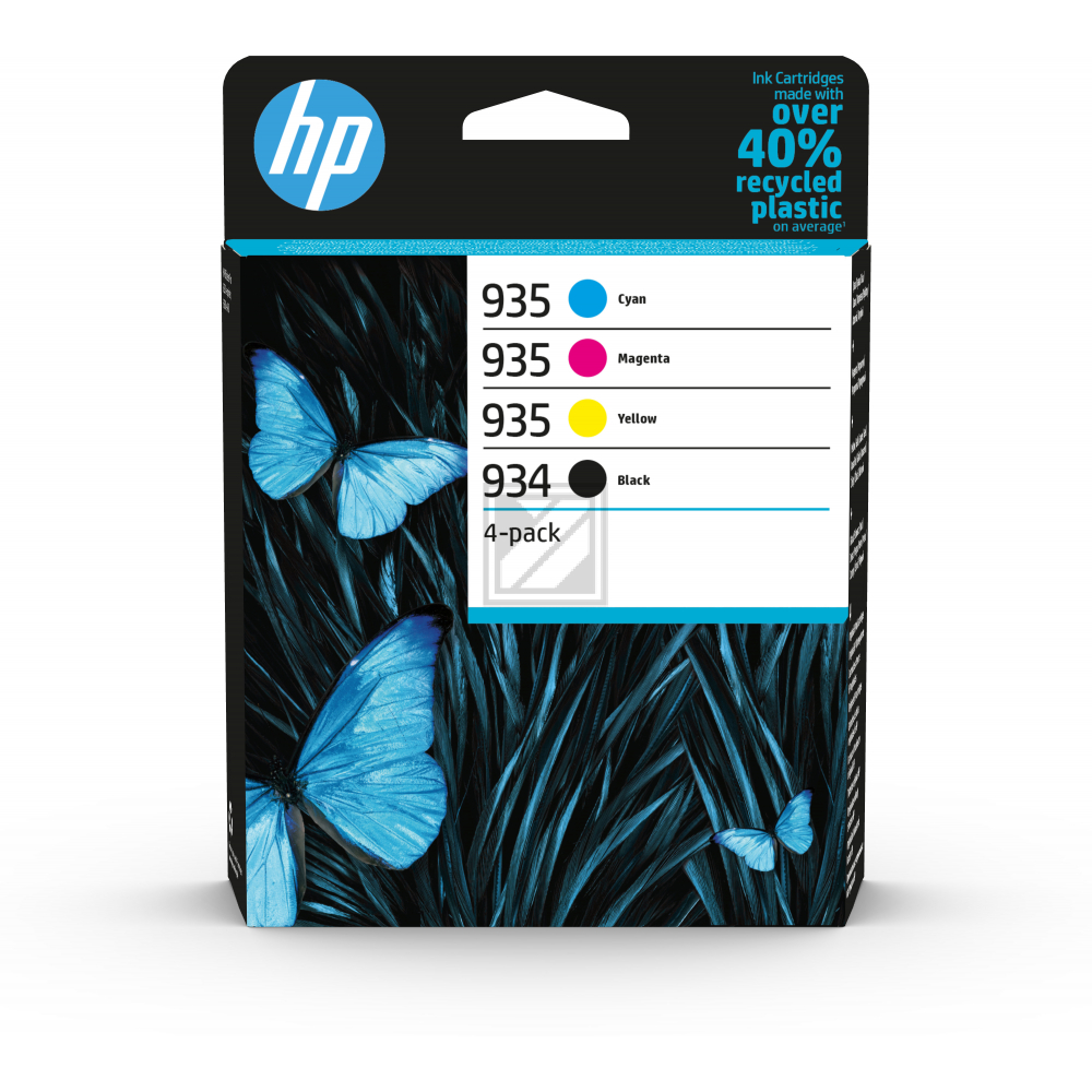 6ZC72AE // HP 934 Black 935 CMY Ink Cartridge 4Pack / 6ZC72AE