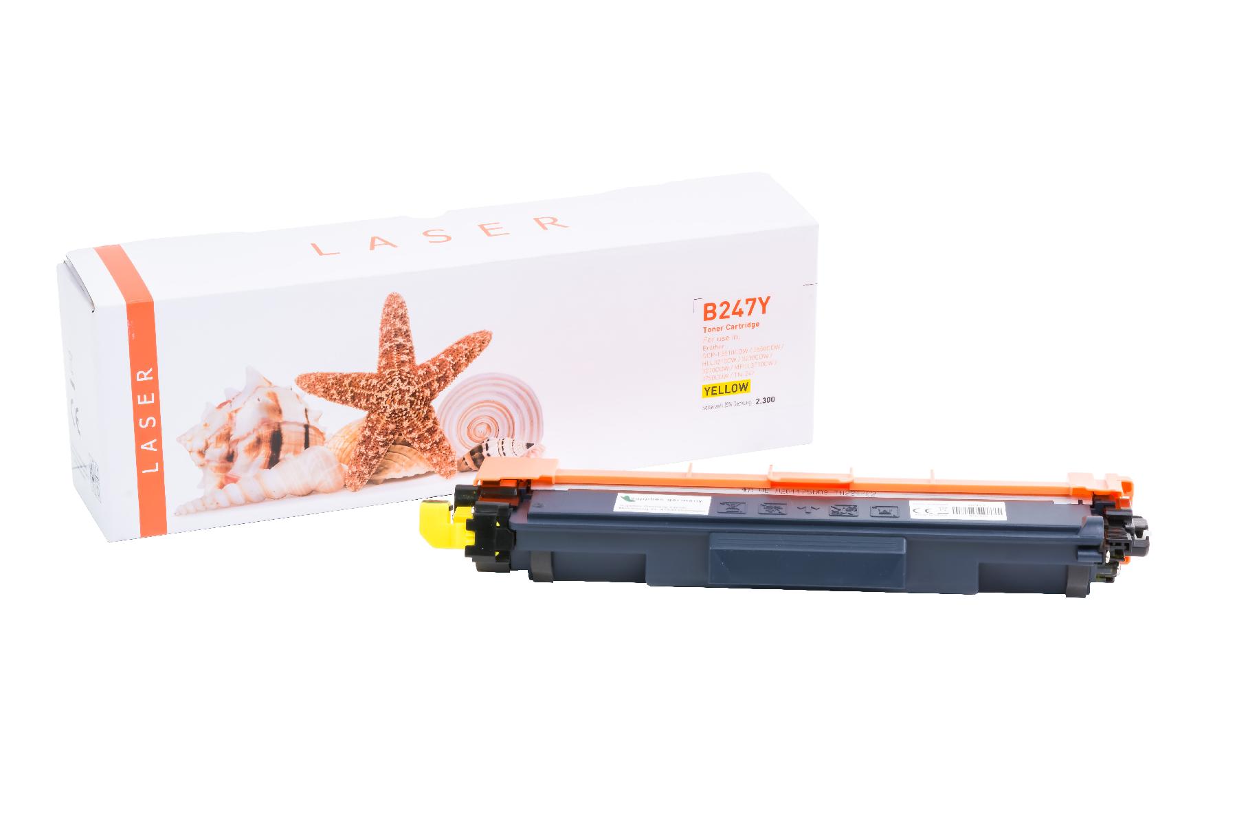 Alternativ Toner Yellow für Brother / TN247Y / 2.300 Seiten