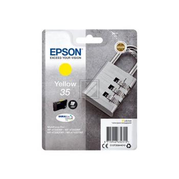 C13T35844010 // 35 / original EPSON Tintenpatrone gelb / C13T35844010 / 650 S. / 9.10 ml