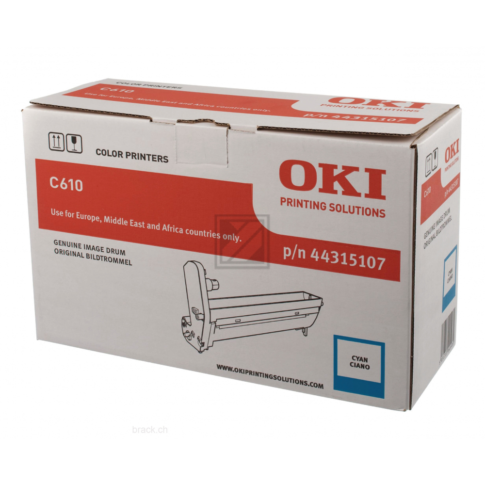 44315107 / cyan / original OKI Drum Kit / 44315107 / 20000 S.