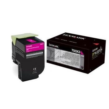 70C0X30 // 700X3 / magenta / original LEXMARK Toner magenta / 70C0X30 / 4000 S.