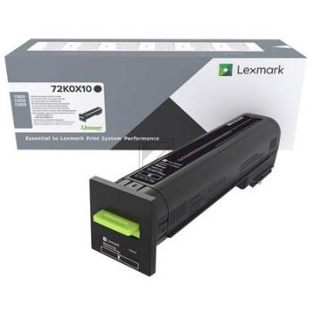 72K0X10 / schwarz / original LEXMARK Toner schwarz / 72K0X10 / 33000 S.