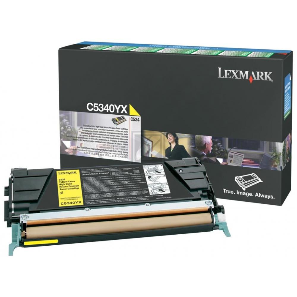 C5340YX / gelb / original LEXMARK Toner gelb / C5340YX / 7000 S.