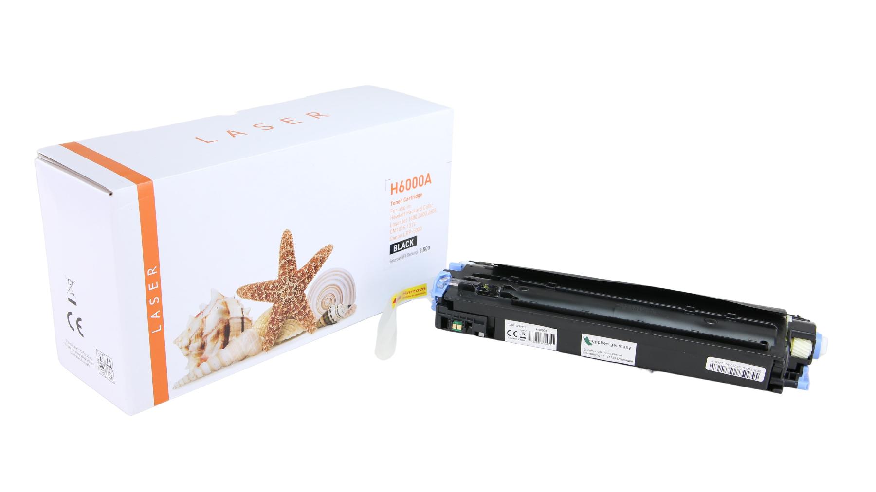 Alternativ Toner Black für HP / Q6000A / 124A / 707 / 2.500 Seiten