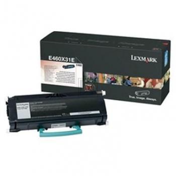 E460X31E / schwarz / original LEXMARK Toner schwarz / E460X31E / 15000 S.