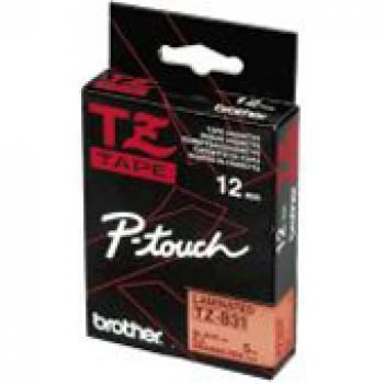 TZEB31 / schwarz / original BROTHER PTouch Farbband / TZEB31