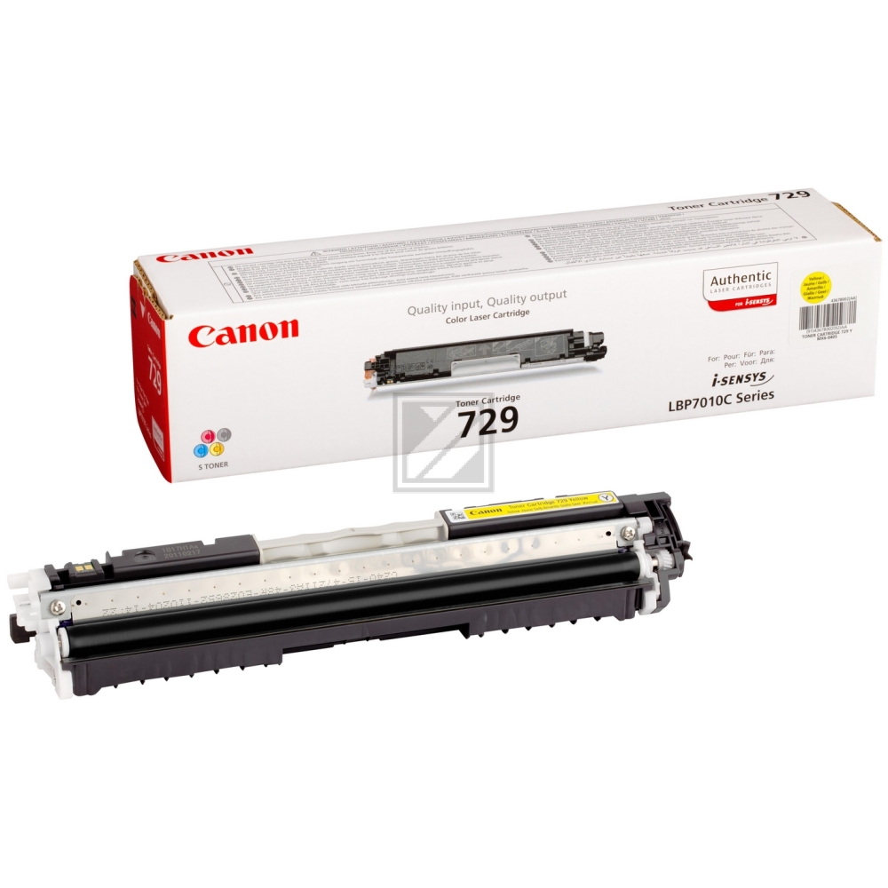 4367B002 // 729Y / gelb / original CANON Toner gelb / 4367B002 / 1000 S.