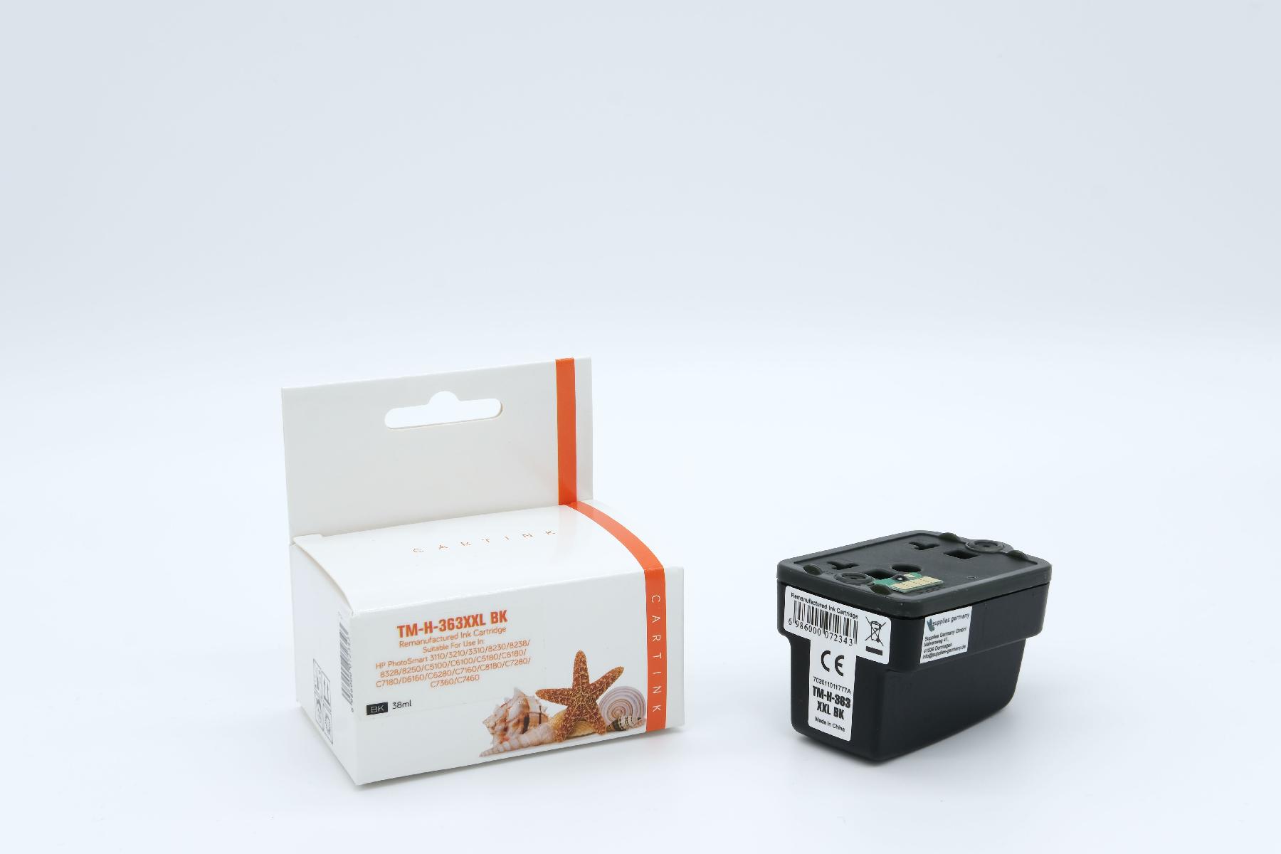 Refill Tinte Black für HP / C8719EE / 38ml