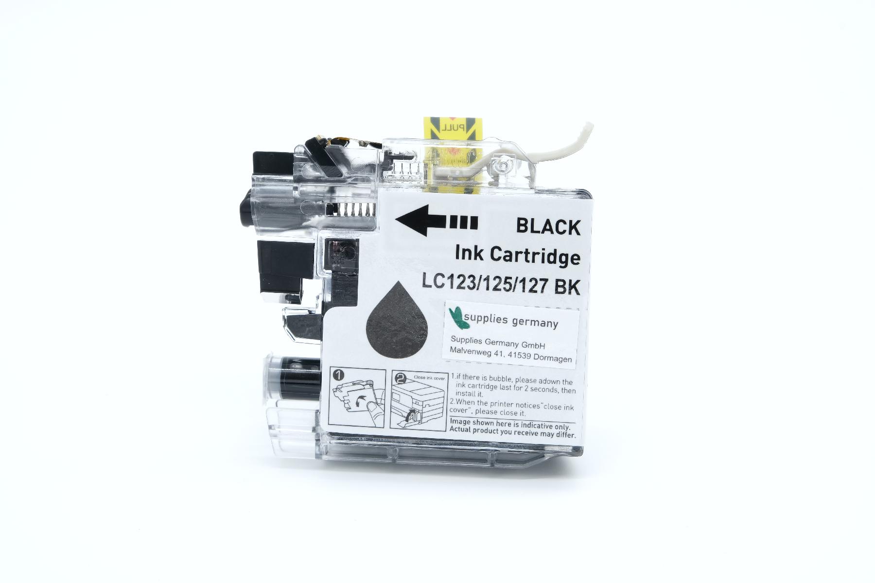 Alternativ Tinte Balck für Brother / LC127BK / 28ml