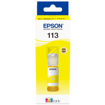 C13T06B440 // 113 / gelb / original EPSON Tintenflasche gelb / C13T06B440 / 6000 S. / 70.00 ml