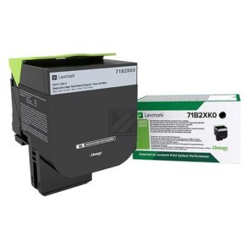 71B2XK0 / schwarz / original LEXMARK Toner schwarz / 71B2XK0 / 8000 S.