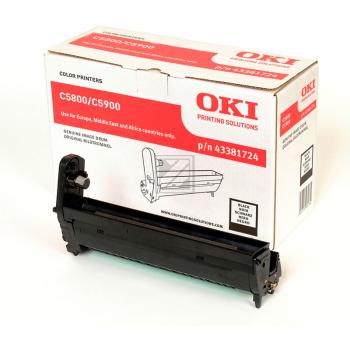 43381724 / schwarz / original OKI Drum Kit / 43381724 / 20000 S.