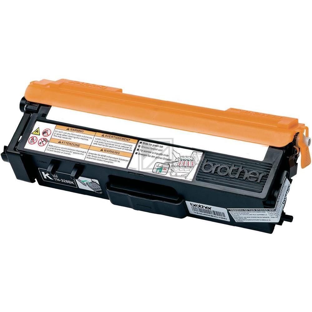 TN328BK / schwarz / original BROTHER Toner schwarz / TN328BK / 6000 S.
