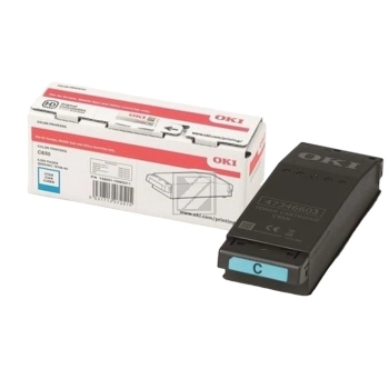 09006127 / cyan / original OKI Toner cyan / 09006127 / 6000 S.