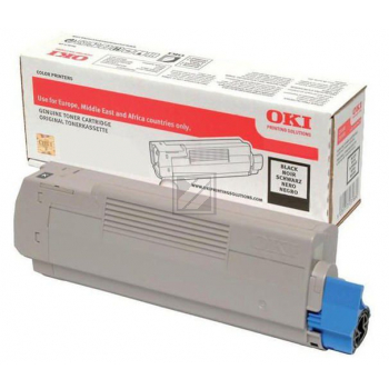 46490404 / schwarz / original OKI Toner schwarz / 46490404 / 1500 S.