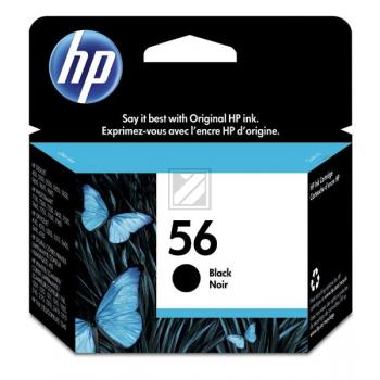 C6656AE // 56 / schwarz / original HP Druckkopfpatrone schwarz / C6656AE / 520 S. / 19.00 ml