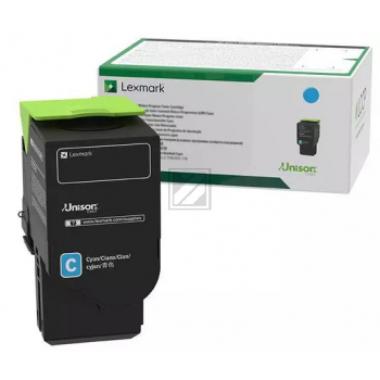78C2XCE / cyan / original LEXMARK Toner cyan / 78C2XCE / 5000 S.