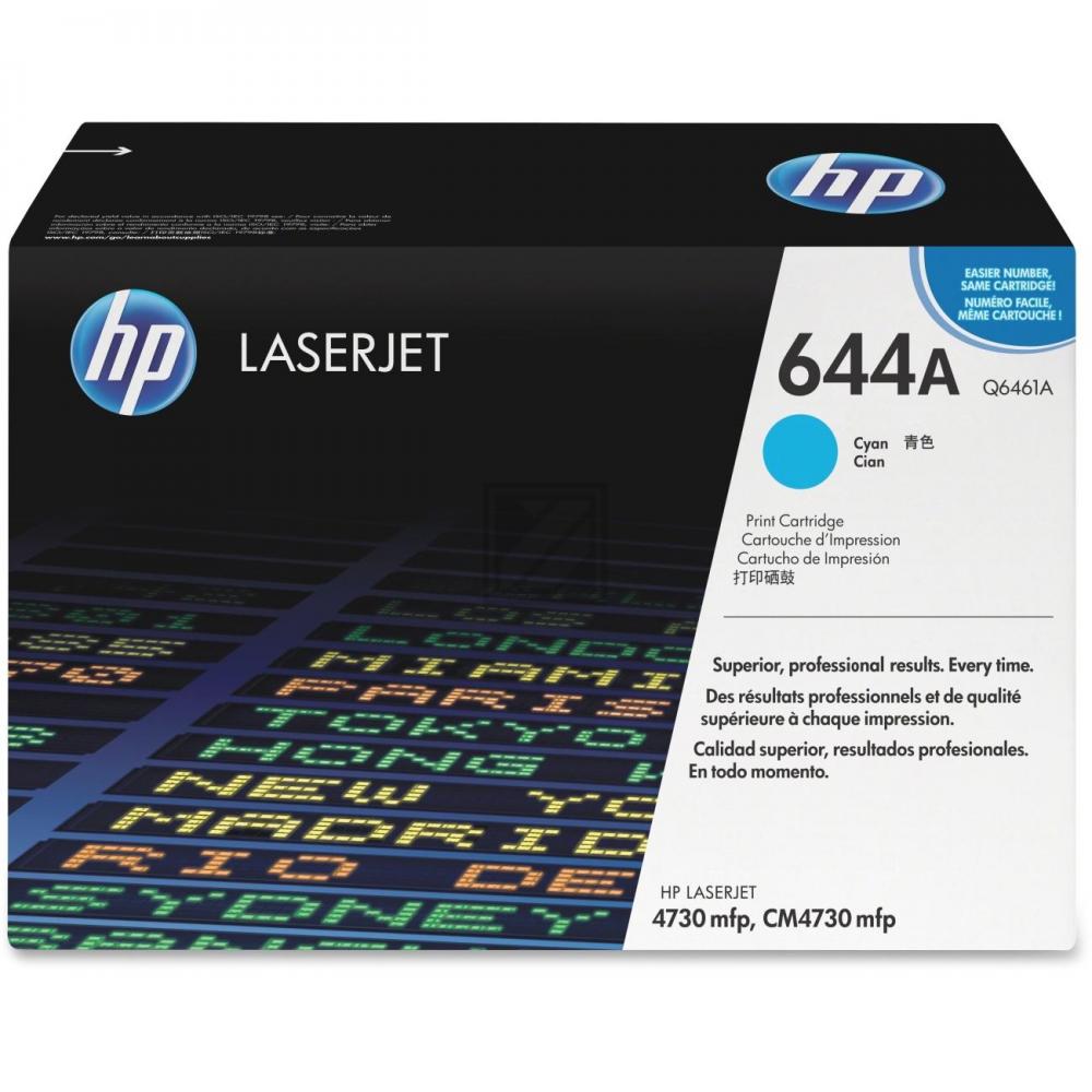 Q6461A // 644A / cyan / original HP Toner cyan / Q6461A / 12000 S.