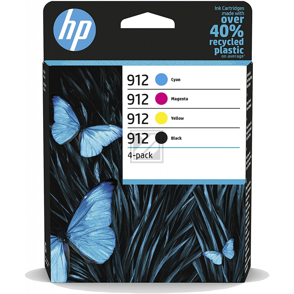 6ZC74AE // HP 912 CMYK Original Ink Cartridge 4Pack / 6ZC74AE