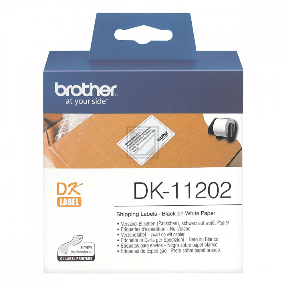 DK11202 / original BROTHER PTouch Etiketten / DK11202