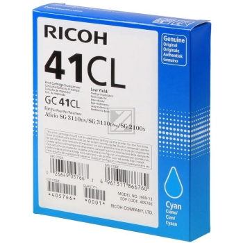 405766 // GC41CL / cyan / original RICOH Tinte Sonstige / 405766 / 600 S.