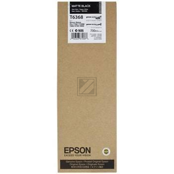 C13T63680N // T6368 / schwarz / original Epson Tin / C13T63680N / 700.00 ml
