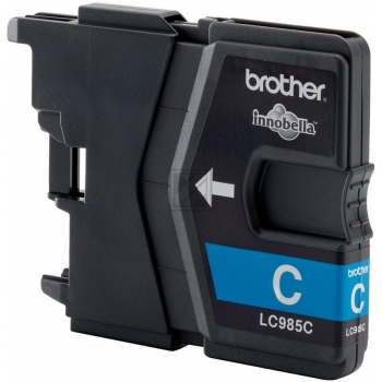 LC985C / cyan / original BROTHER Tintenpatrone cyan / LC985C / 260 S. / 4.80 ml