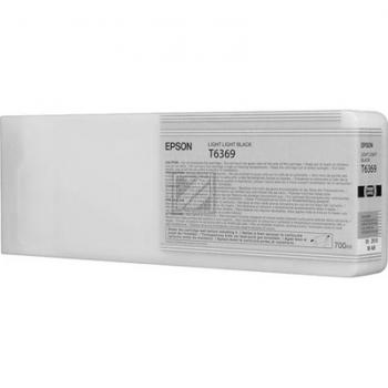 C13T636900 // T6369 / schwarz / original EPSON Tintenpatrone schwarz hell / C13T636900 / 700.00 ml