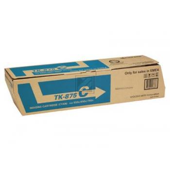 1T05JNCNL0 // TK875C / cyan / original KYOCERA Toner cyan / 1T05JNCNL0 / 31800 S.