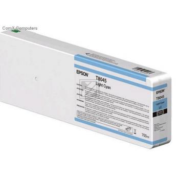 C13T804500 // T8045 / cyan / original EPSON Tintenpatrone cyan hell / C13T804500 / 700.00 ml