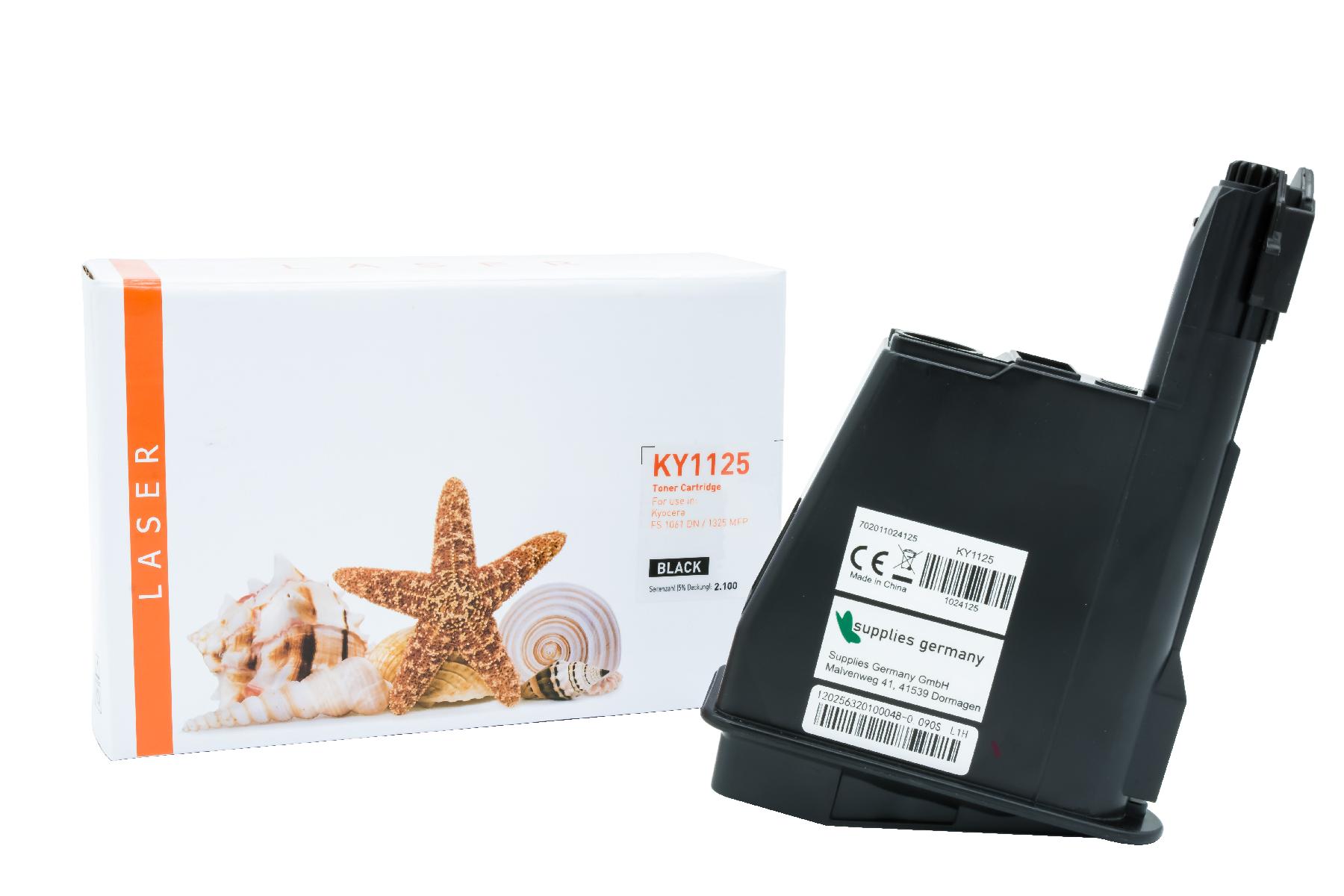 Alternativ Toner Black für Kyocera / TK1125 / 2.100 Seiten
