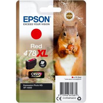C13T04F54010 // 478XL / original EPSON Tintenpatrone rot / C13T04F54010 / 830 S. / 10.20 ml