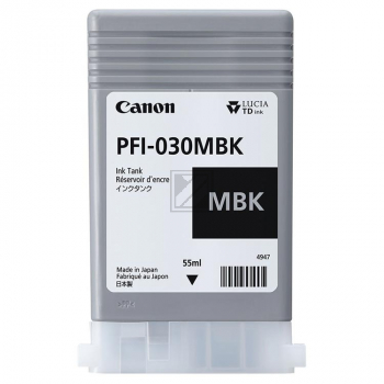 3488C001 // PFI030MBK / schwarz / original CANON Tintenpatrone schwarz matt / 3488C001 / 55.00 ml