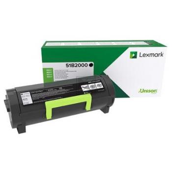 51B2000 / original LEXMARK Toner schwarz / 51B2000 / 2500 S.