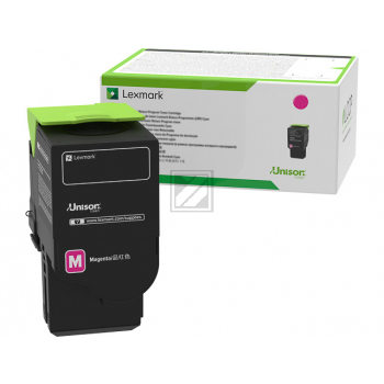 78C2UME / original LEXMARK Toner magenta / 78C2UME / 7000 S.