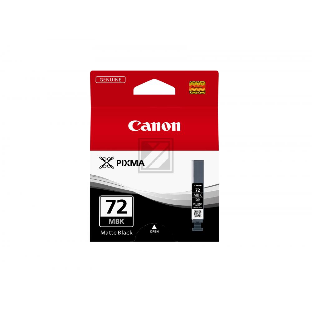 6402B001 // PGI72MBK / schwarz / original CANON Tintenpatrone schwarz matt / 6402B001 / 14.00 ml