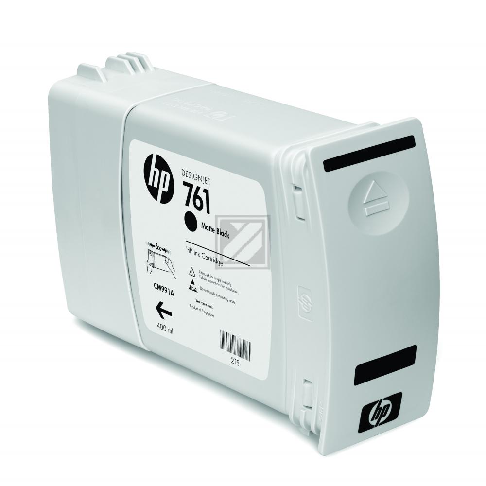 CM991A // 761 / schwarz / original HP Tintenpatrone schwarz matt / CM991A / 400.00 ml