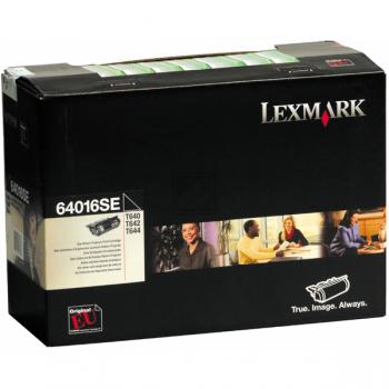 64016SE / schwarz / original LEXMARK Toner schwarz / 64016SE / 6000 S.