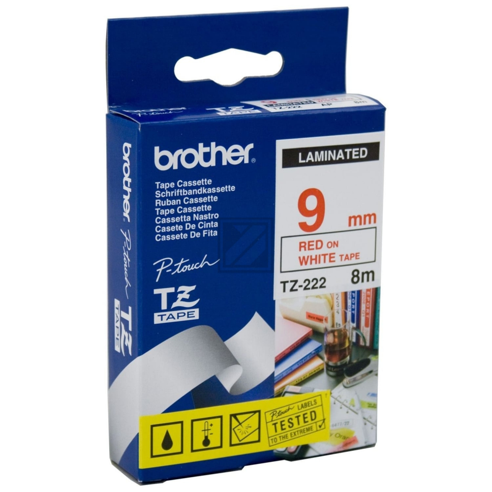 TZE222 / original BROTHER PTouch Farbband / TZE222