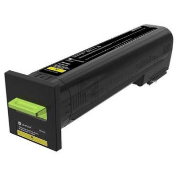 72K2XYE / gelb / original Lexmark Toner gelb / 72K2XYE / 22000 S.