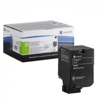 74C2SK0 / schwarz / original LEXMARK Toner schwarz / 74C2SK0 / 7000 S.
