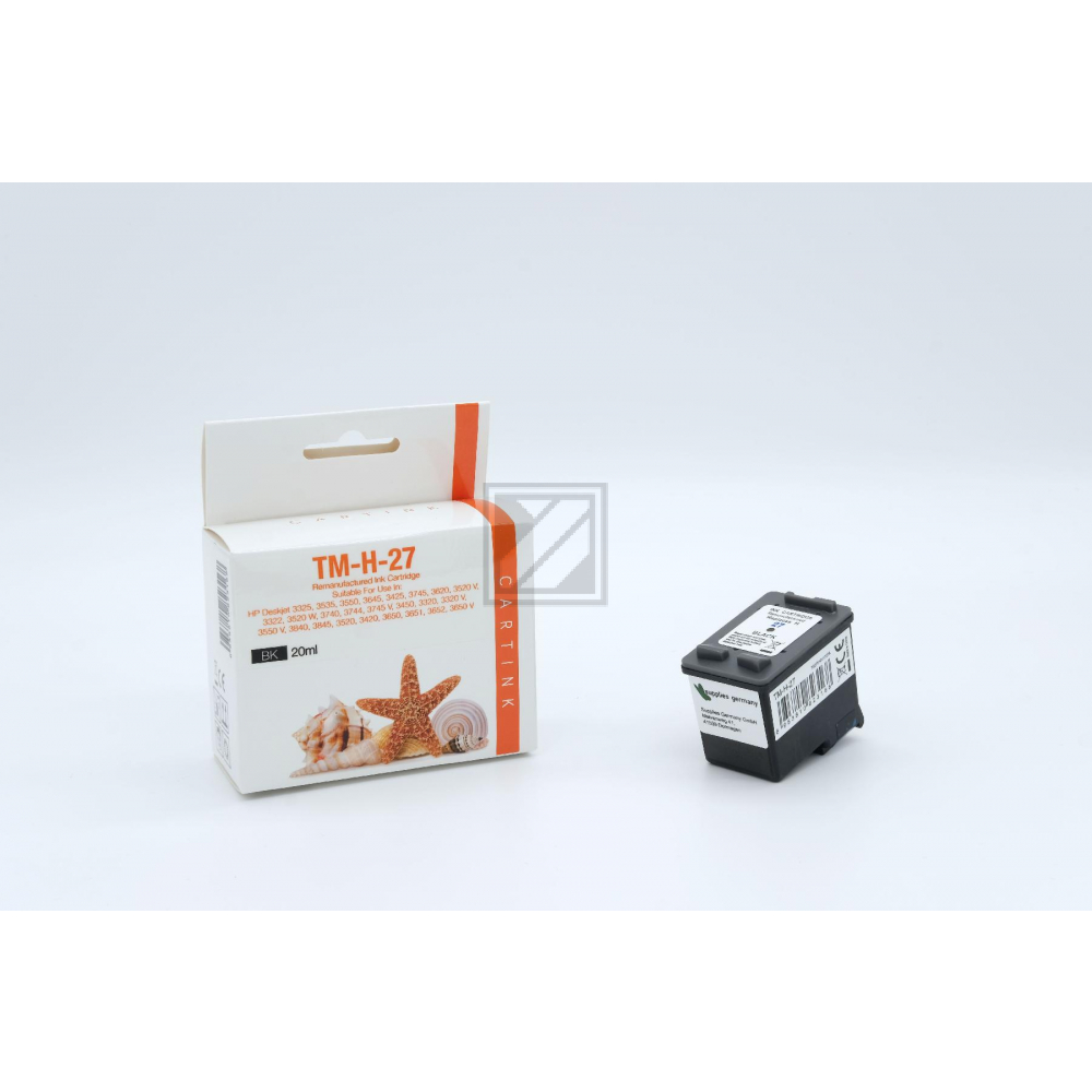Refill Tinte Black für HP / C8727AE / 20ml