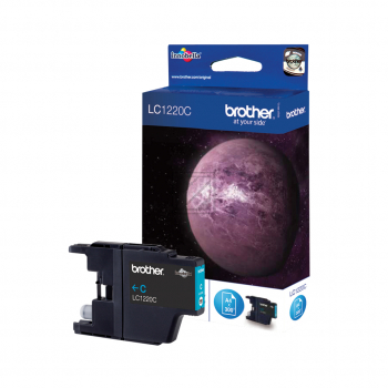LC1220C / cyan / original BROTHER Tintenpatrone cyan / LC1220C / 300 S.