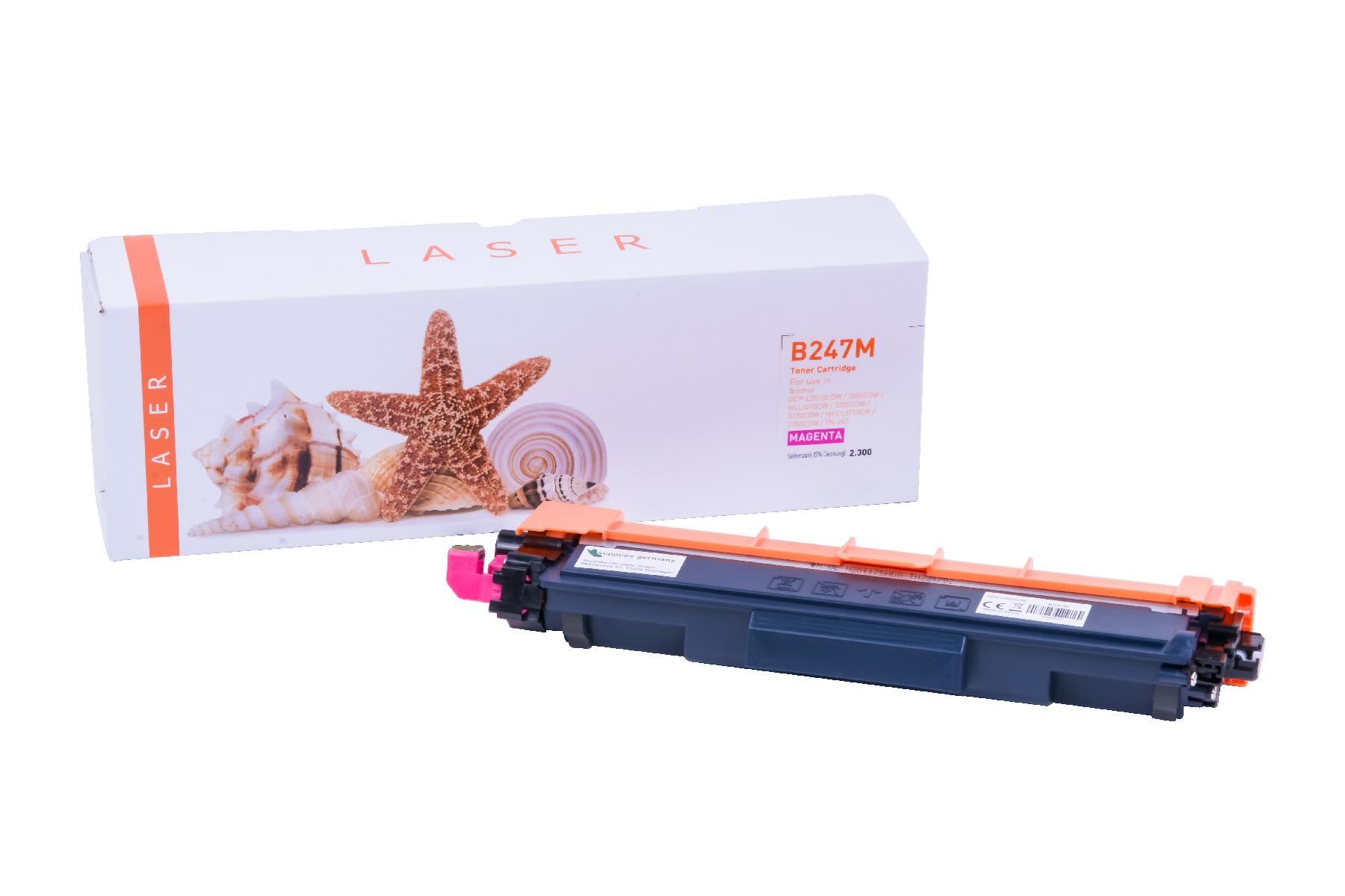Alternativ Toner Magenta für Brother / TN247M / 2.300 Seiten